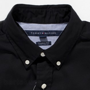 Tommy Hilfiger Czarna Koszula Meska - Oxford Shirt